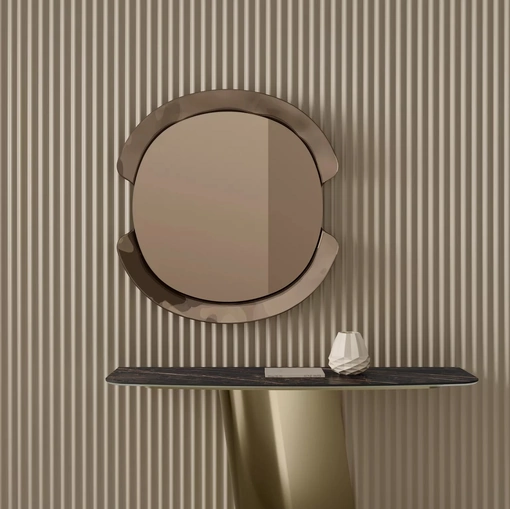 Mobile ingresso Kimono Consolle con top in SuperMarmo di Bontempi