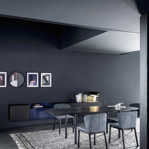 Mobile sospeso Box 18 in legno di Novamobili