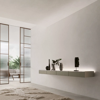 Mobile sospeso Self Bold Platino di Rimadesio