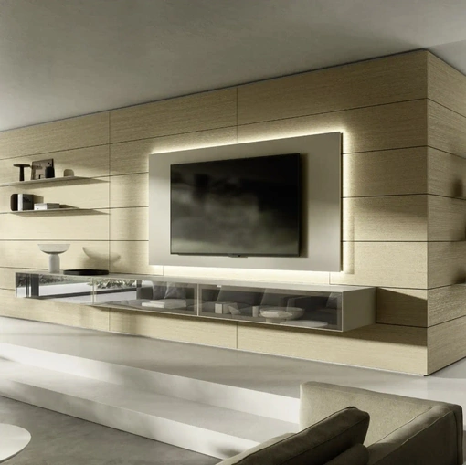 Parete Attrezzata Domino Boiserie 08 di Sangiacomo