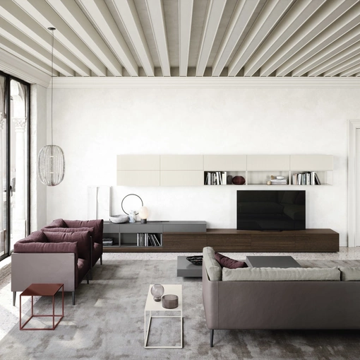 Parete Attrezzata Outline di Novamobili