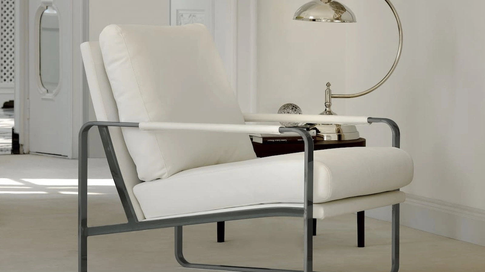 Poltrona in tessuto imbottito Clarissa di Bontempi