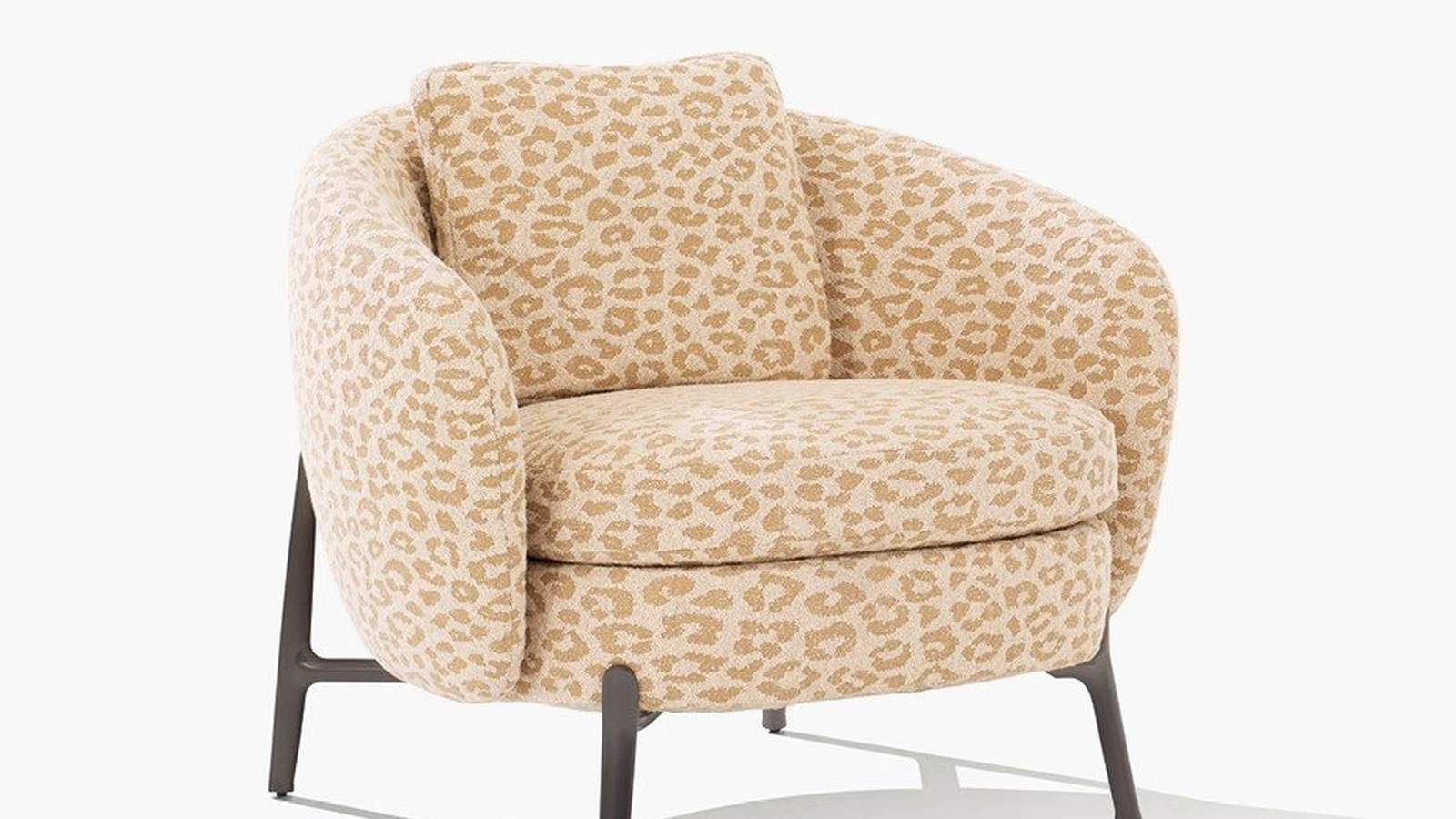 Poltrona in tessuto Orbis di Poliform