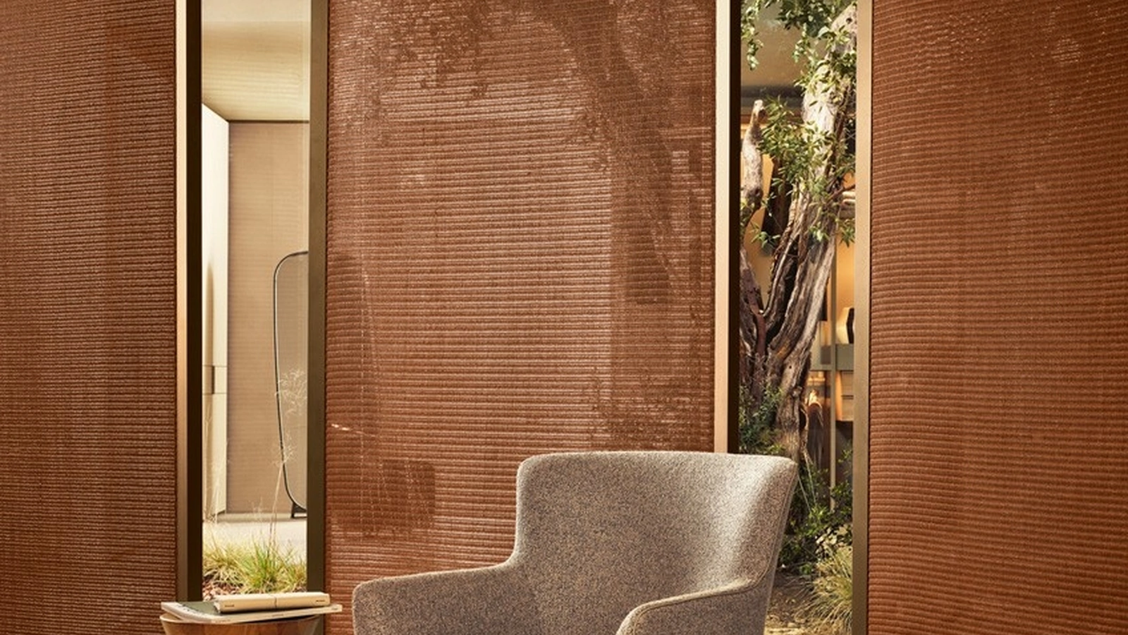 Poltroncina Gentleman Single in tessuto di Poliform