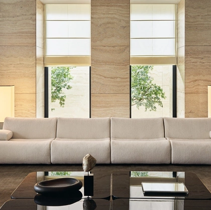 Divano lineare Ernest di Poliform