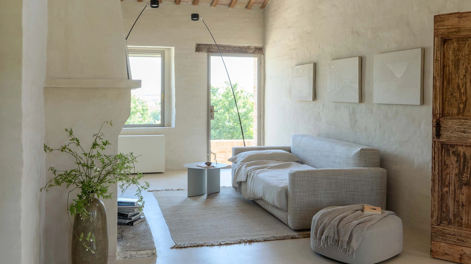 Divano Letto trasformabile in letto singolo PiazzaDuomo di Flou