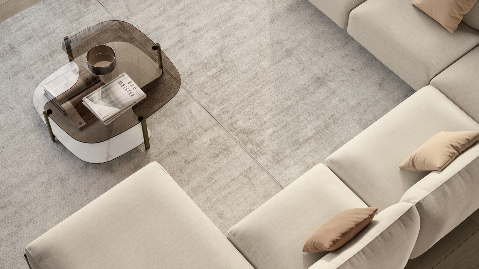 Divano con penisola Victor di Bontempi