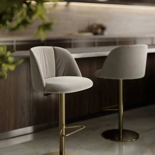 Sgabello Agatha di Bontempi