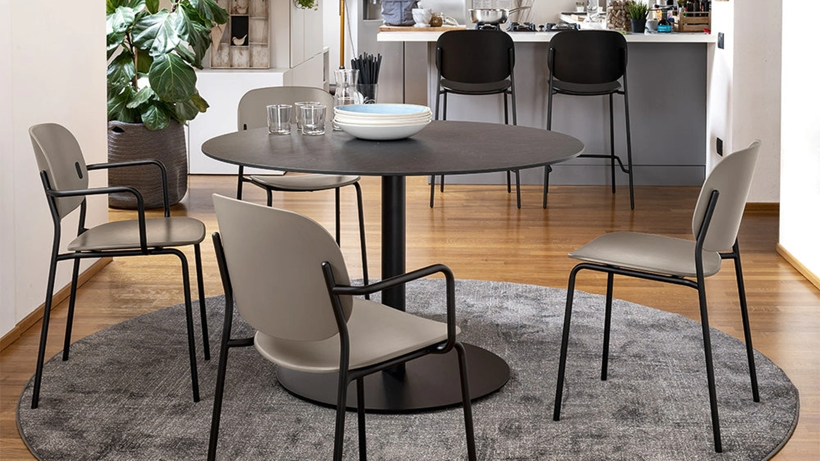 Sedia Yo! in polipropilene di Connubia