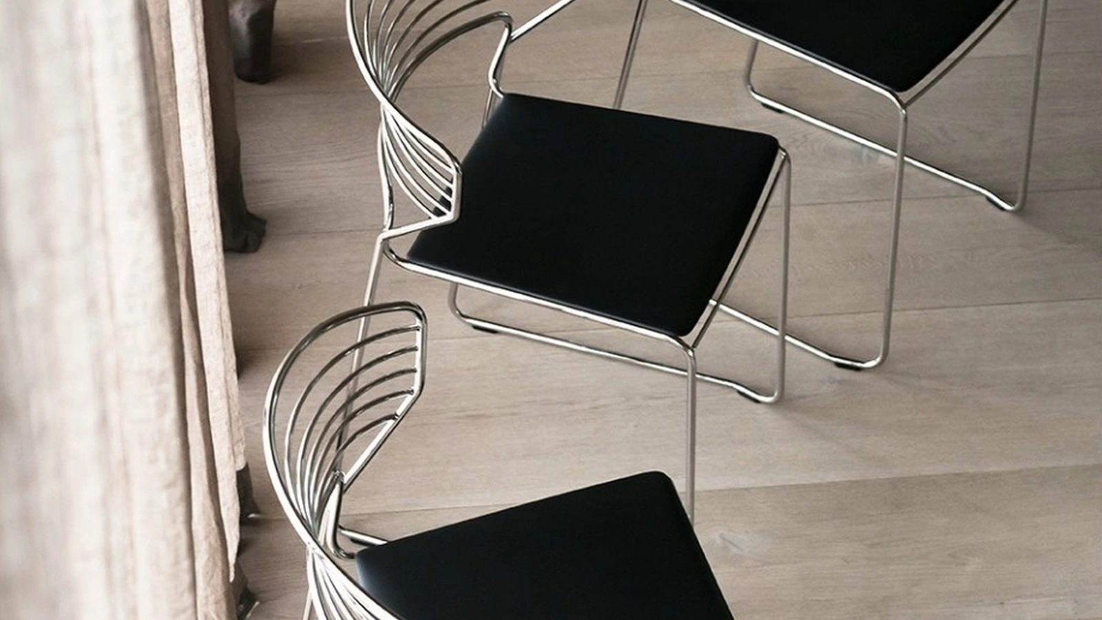 Sedia Koki Wire in acciaio di Desalto