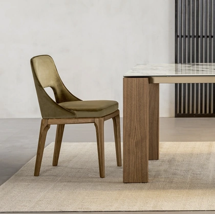 Sedia Maia in tessuto di Riflessi