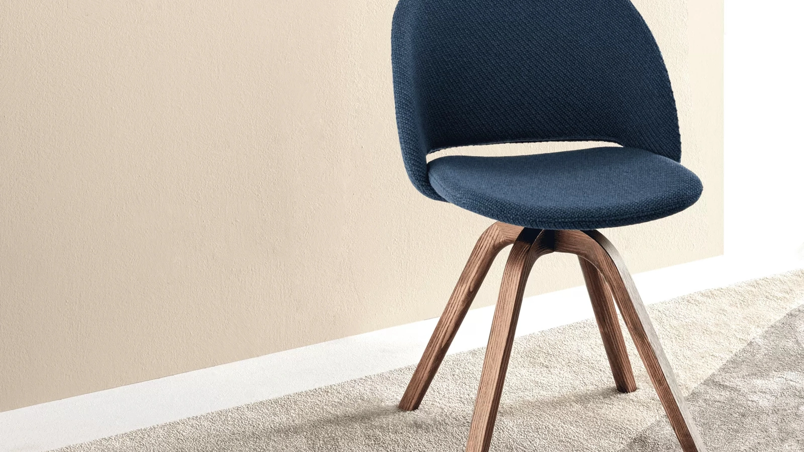 Sedia Polo Rivestita in tessuto imbottito di Bontempi