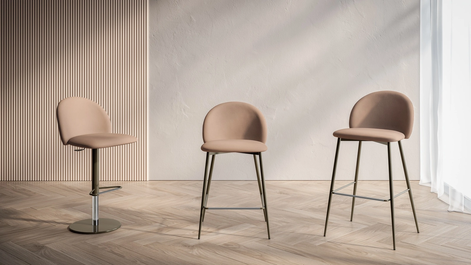 Sgabello Rebecca di Bontempi