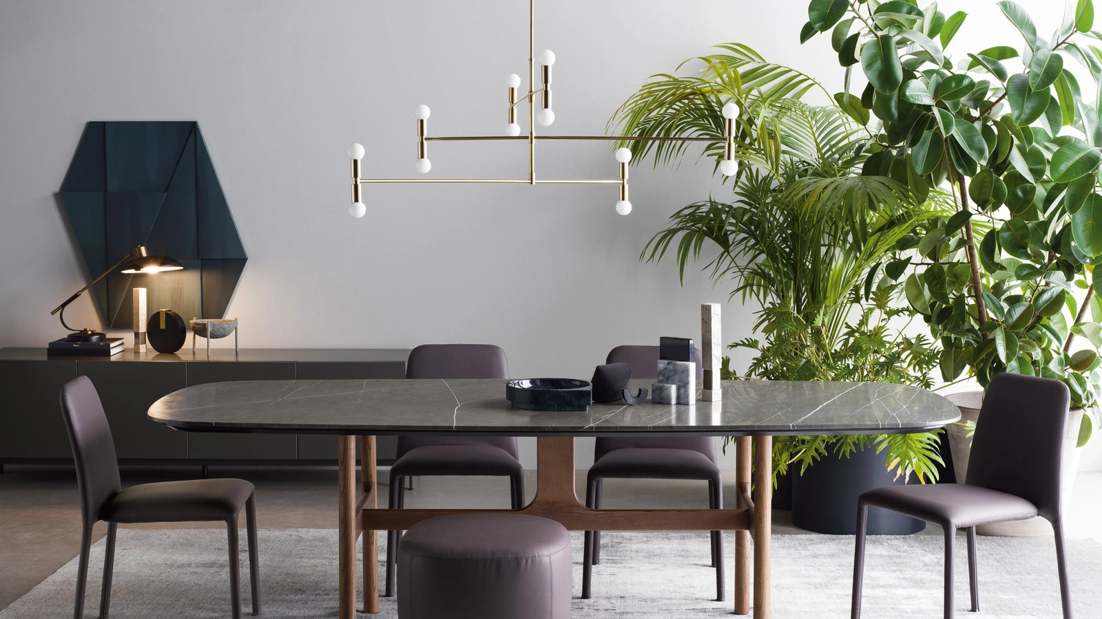 Sedia Time in pelle di Novamobili