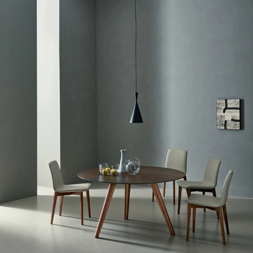 Tavolo Bistrot in ceramica Ossido Bruno di Sangiacomo