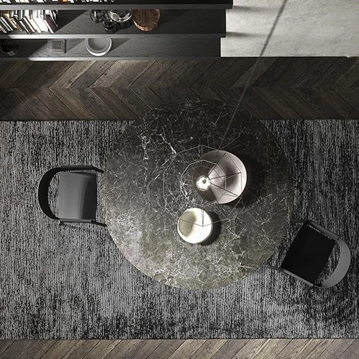 Tavolo rotondo 01 in gres di Modulnova