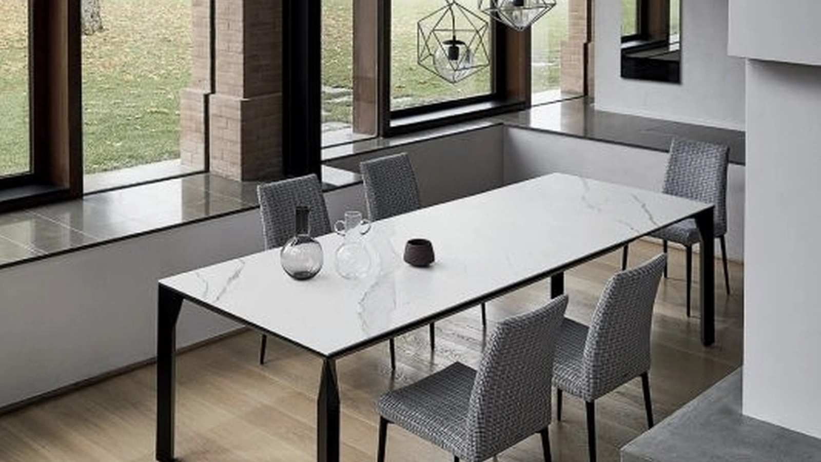 Tavolo Mirage in SuperMarmo di Bontempi