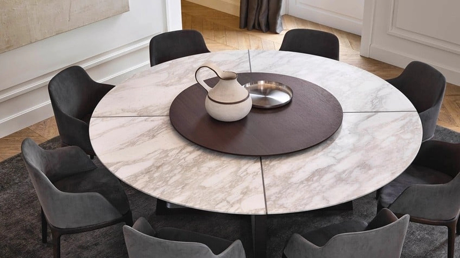 Tavolo rotondo Concorde di Poliform