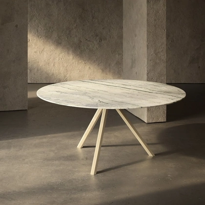 Tavolo HEB Round in marmo di Desalto
