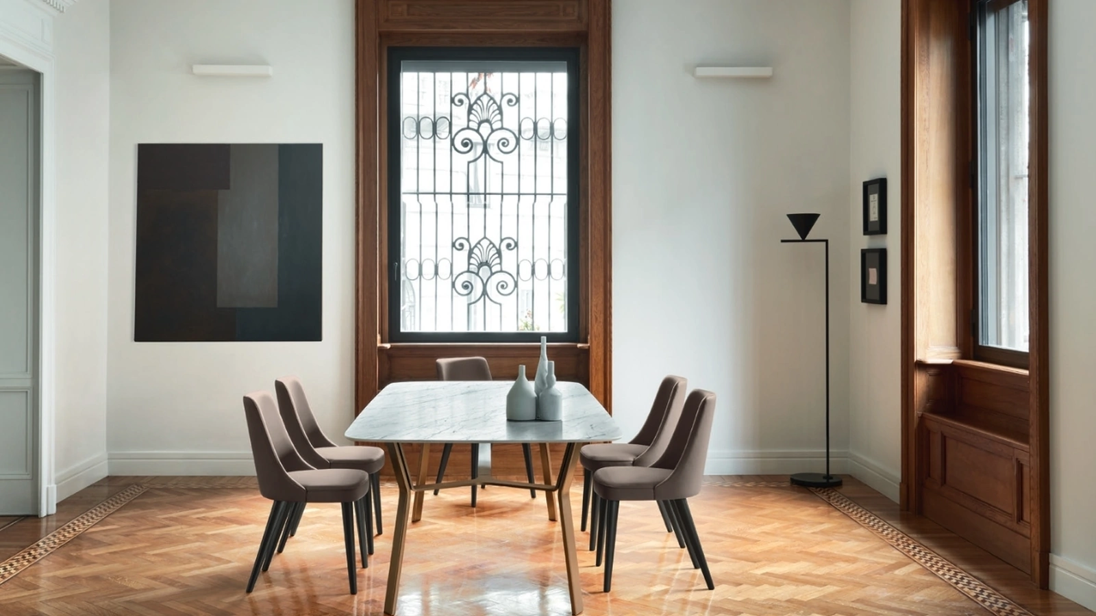 Tavolo Iron in Ceramica Statuarietto di Sangiacomo