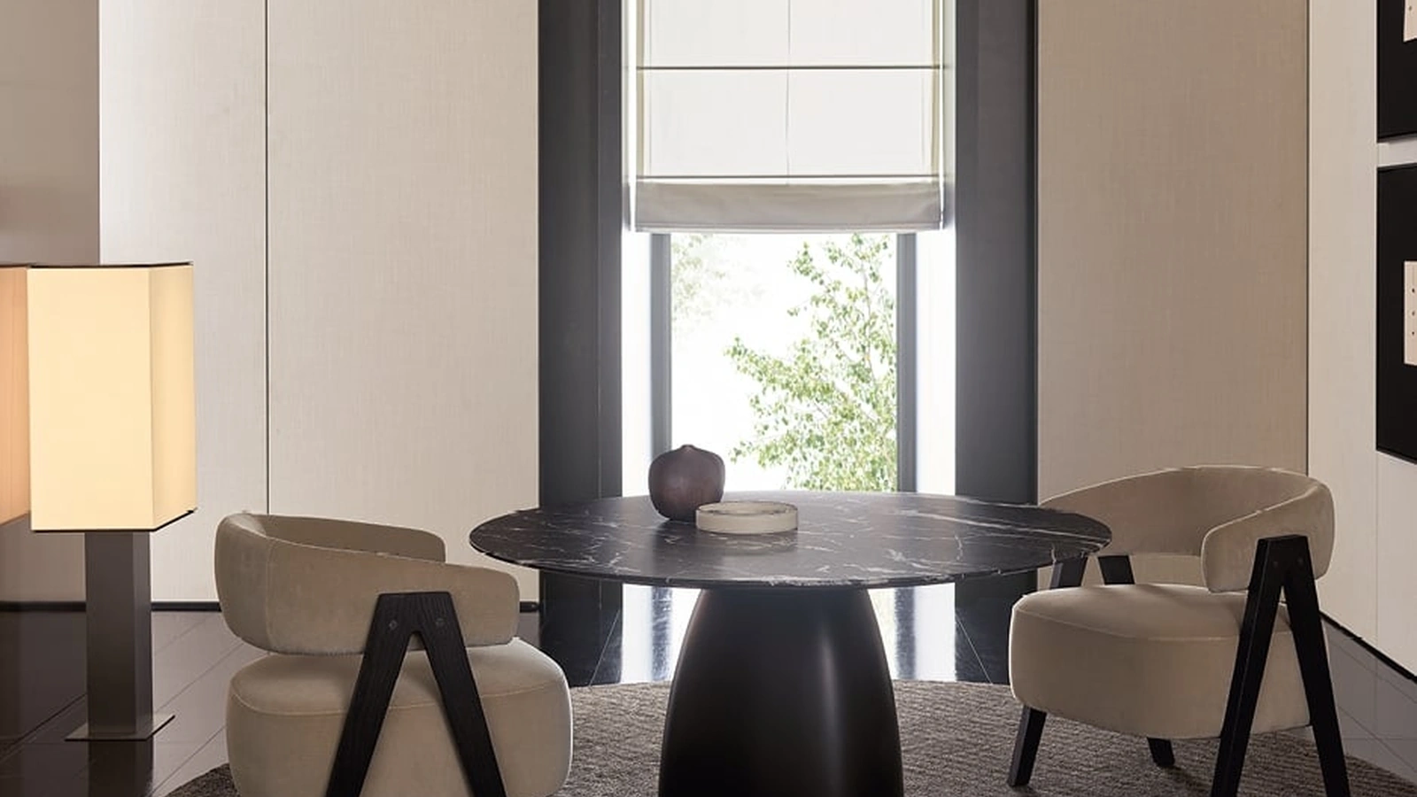 Tavolo rotondo Monolith di Poliform