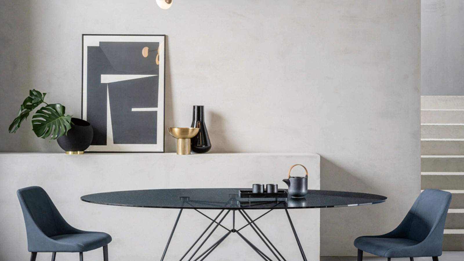 Tavolo Pegaso Cristallo di Riflessi