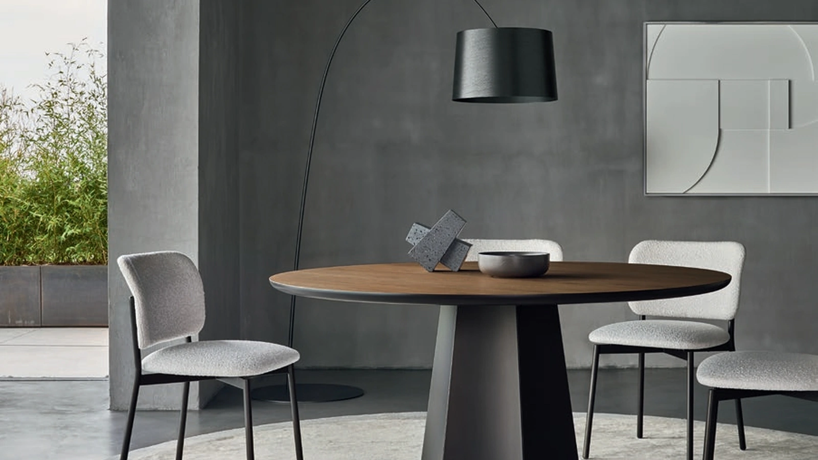 Tavolo rotondo Poliedro di Sangiacomo