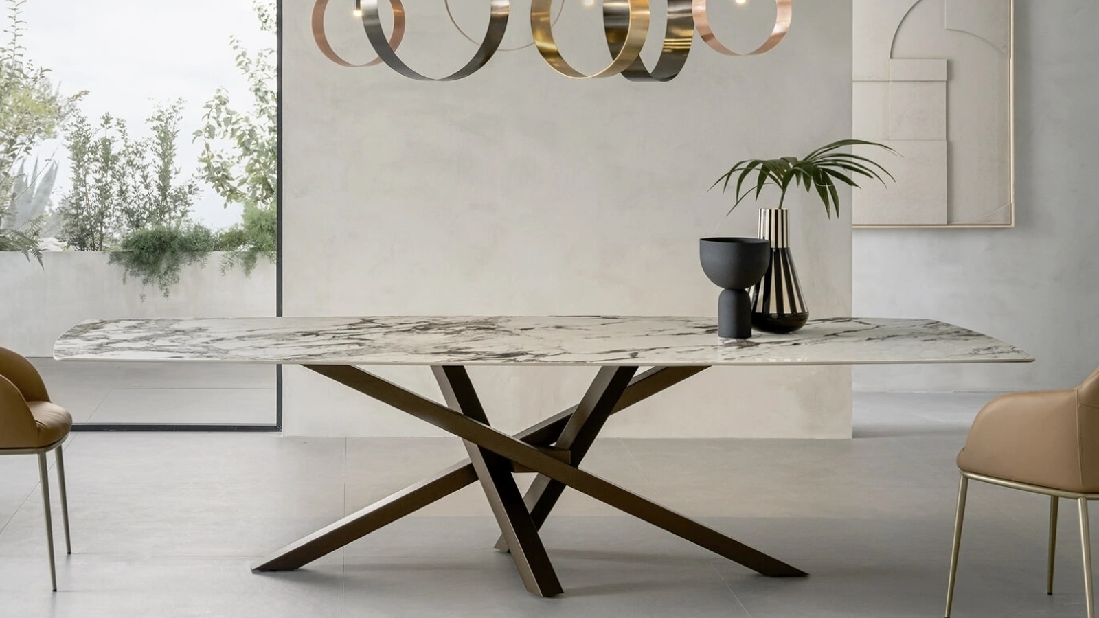 Tavolo Shangai in ceramica di Riflessi