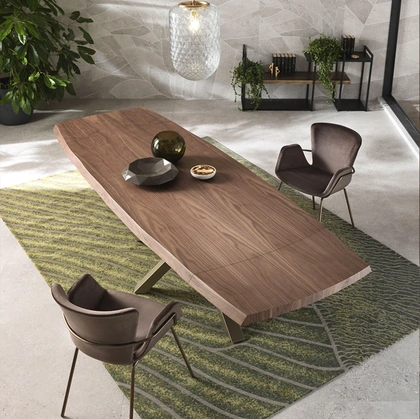 Tavolo allungabile in legno Shangai di Riflessi