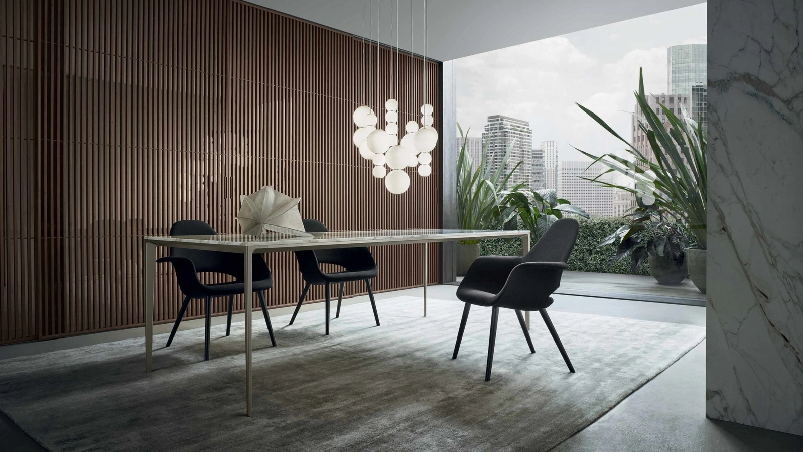 Tavolo rettangolare Long Island di Rimadesio