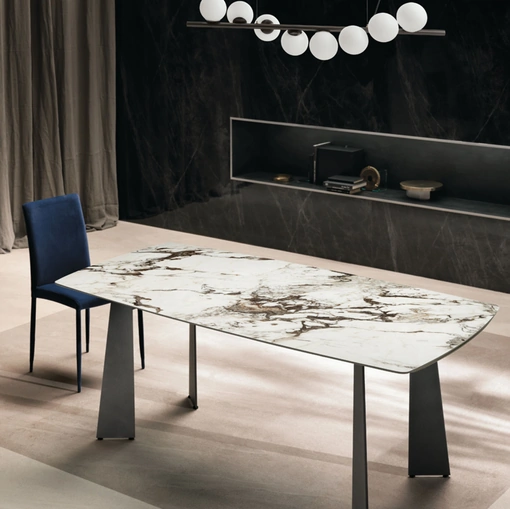 Tavolo Toledo in ceramica di Riflessi