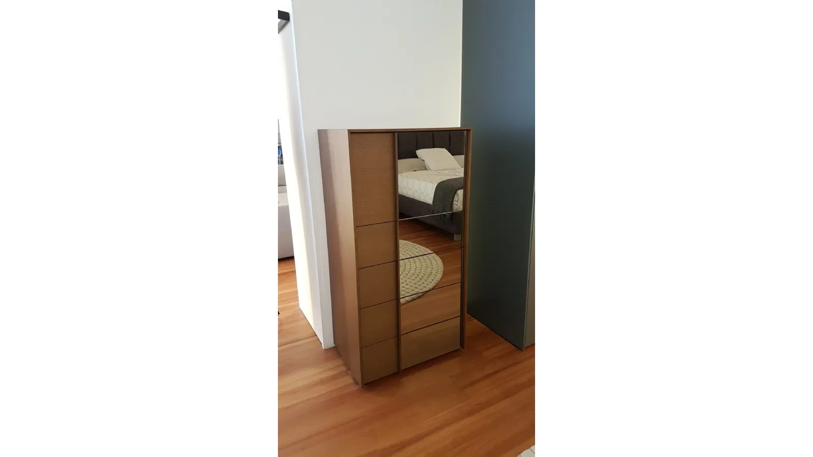 Comodini Flou mod. Mix Rovere tabacco