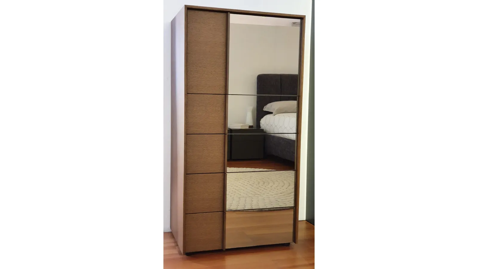 Comodini Flou mod. Mix Rovere tabacco