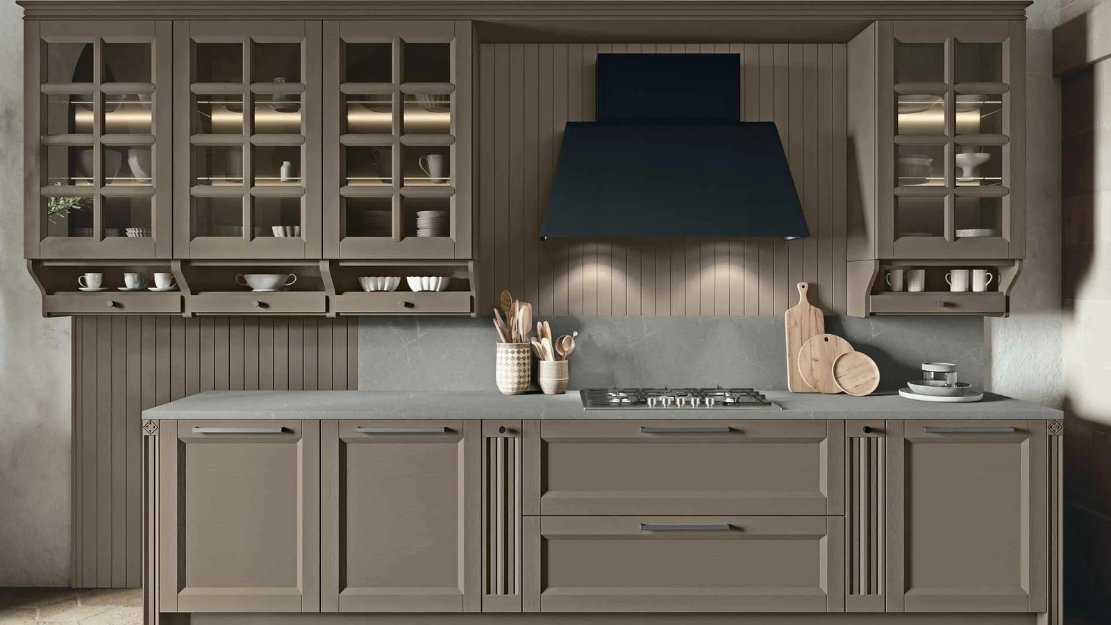 Cucina Classica lineare Beverly 05 di Stosa