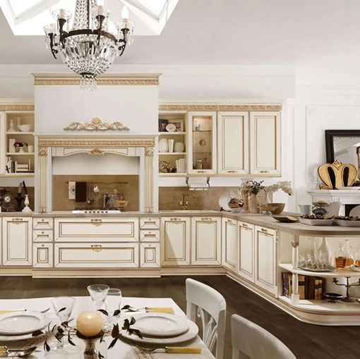 Cucina Classica con penisola Dolcevita 10 di Stosa