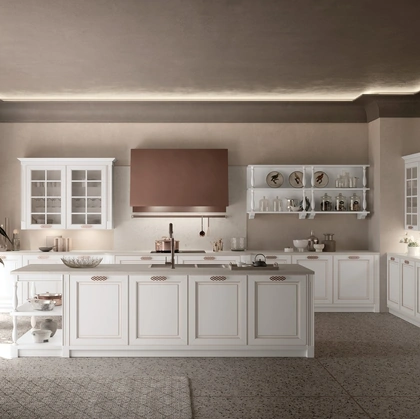 Cucina Classica con isola Dolcevita 01 di Stosa