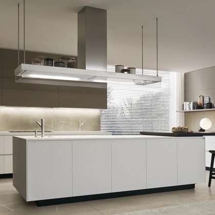 Cucina Design con penisola Alea di Poliform