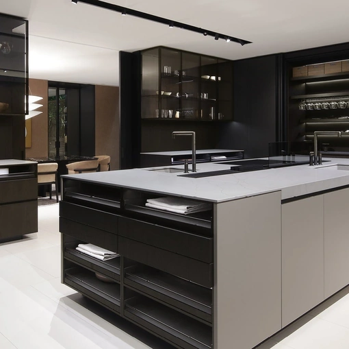 Cucina Design con isola Alea Pro 05 di Poliform