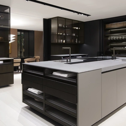 Cucina Design con isola Alea Pro 05 di Poliform