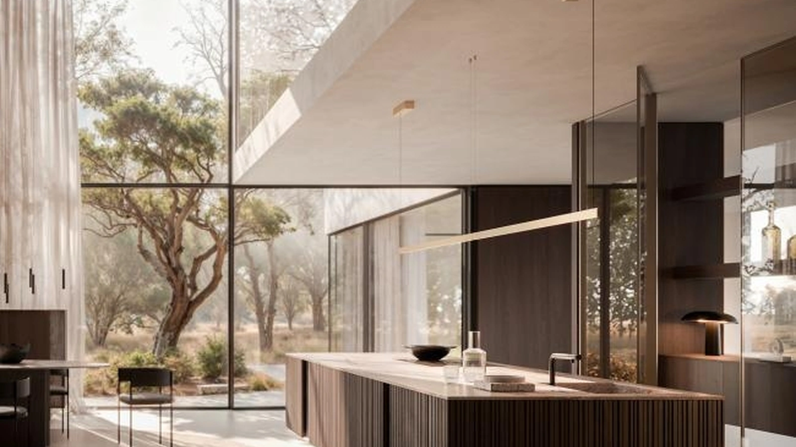 Cucina Design con isola Vertical di Modulnova