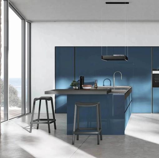 Cucina Moderna con penisola Color Trend 06 di Stosa