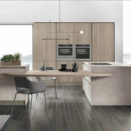 Cucina Moderna con doppia isola Infinity 09 di Stosa