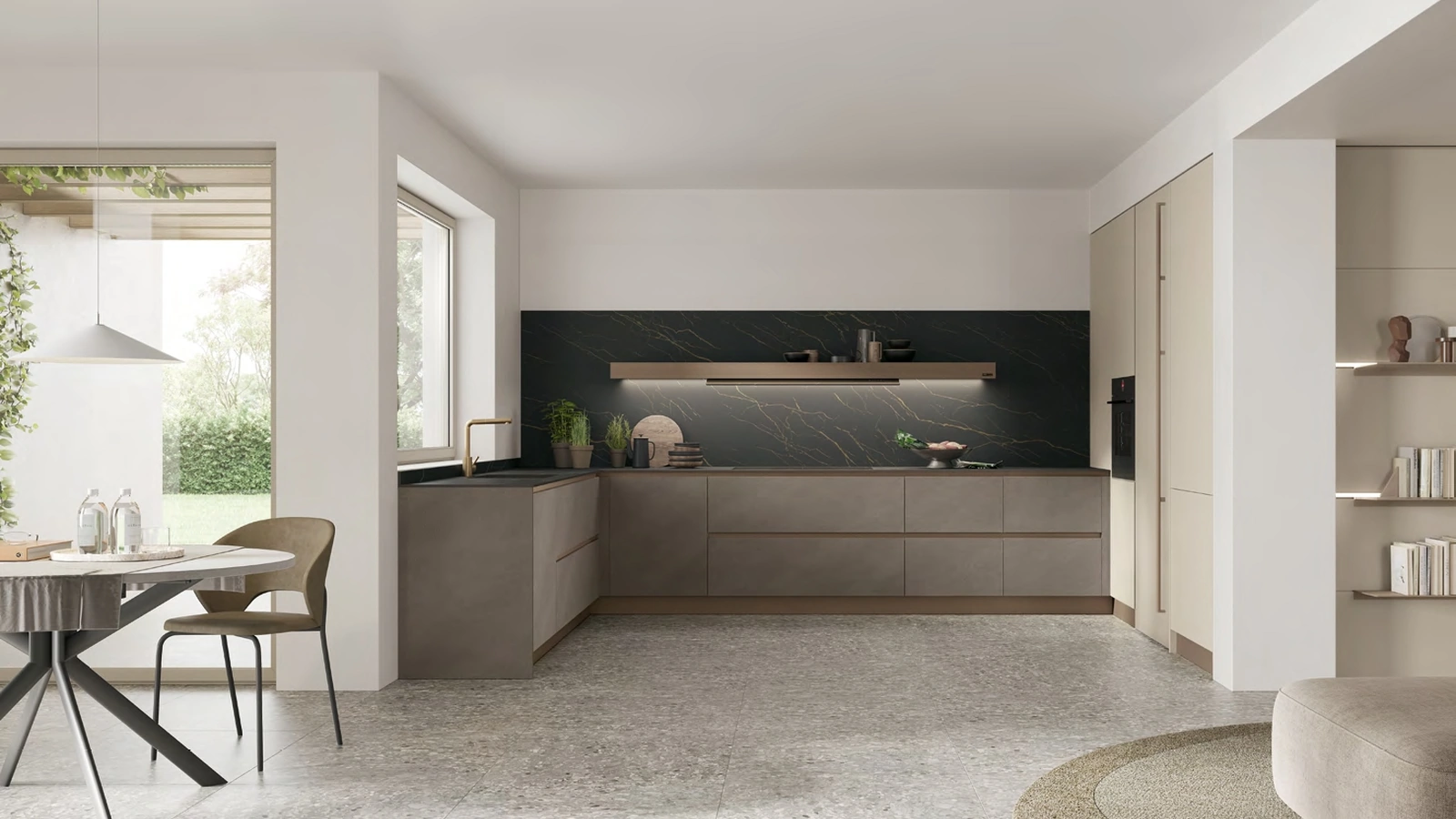 Cucina Moderna Infinity Modern 01 di Stosa
