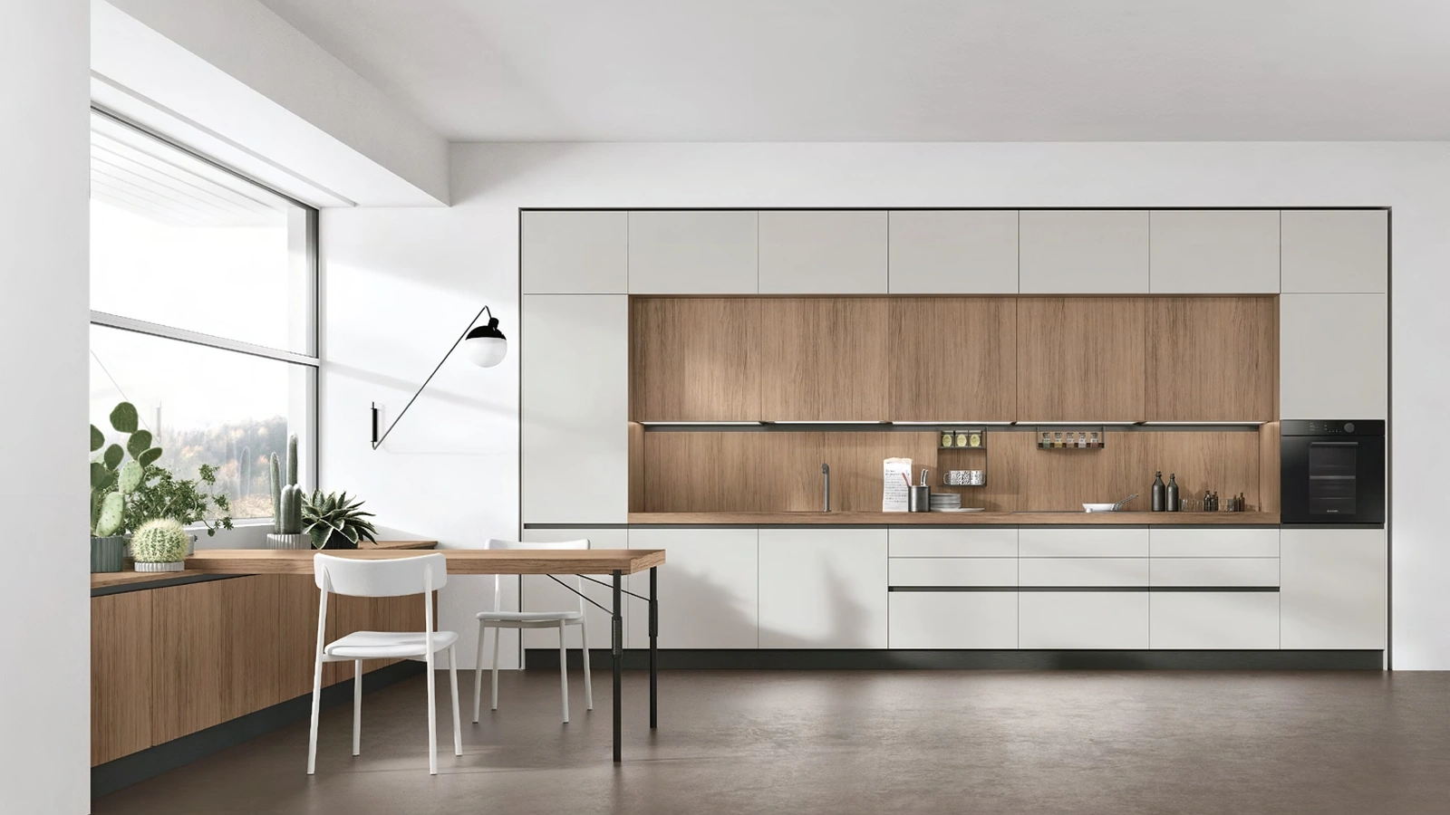 Cucina Moderna lineare Infinity Modern 05 di Stosa