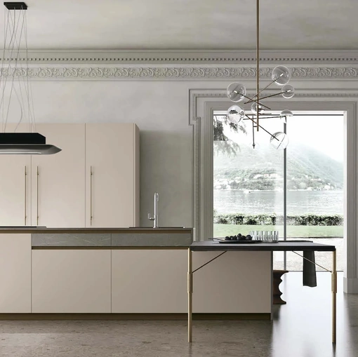 Cucina Moderna con isola Metropolis 04 di Stosa