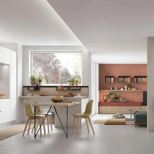 Cucina Moderna con penisola Young 05 di Stosa