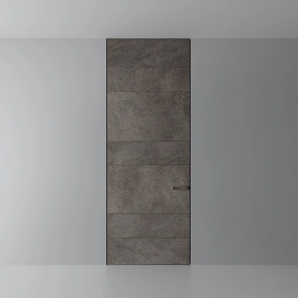 Porta per interni Radius Diamante Moka in gres di Rimadesio