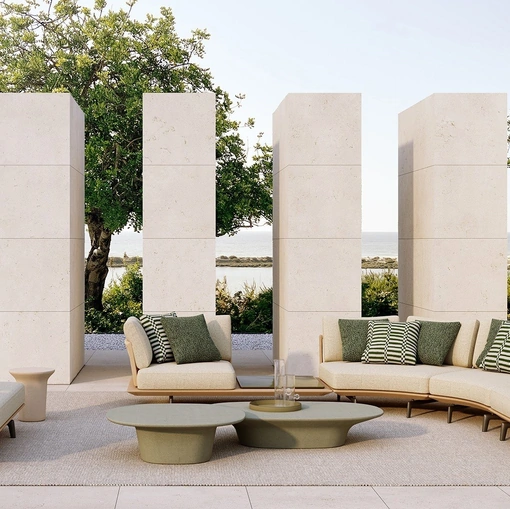 Divano componibile Lagoon di Poliform