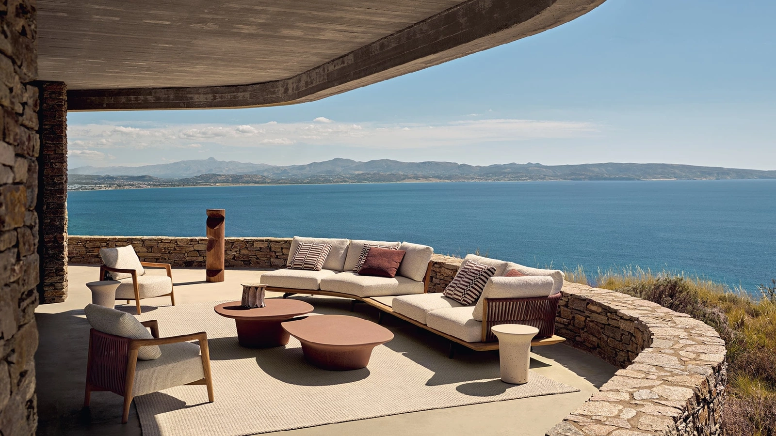 Divano componibile Lagoon di Poliform