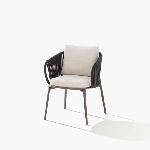 Sedia Marina in tessuto e metallo di Poliform